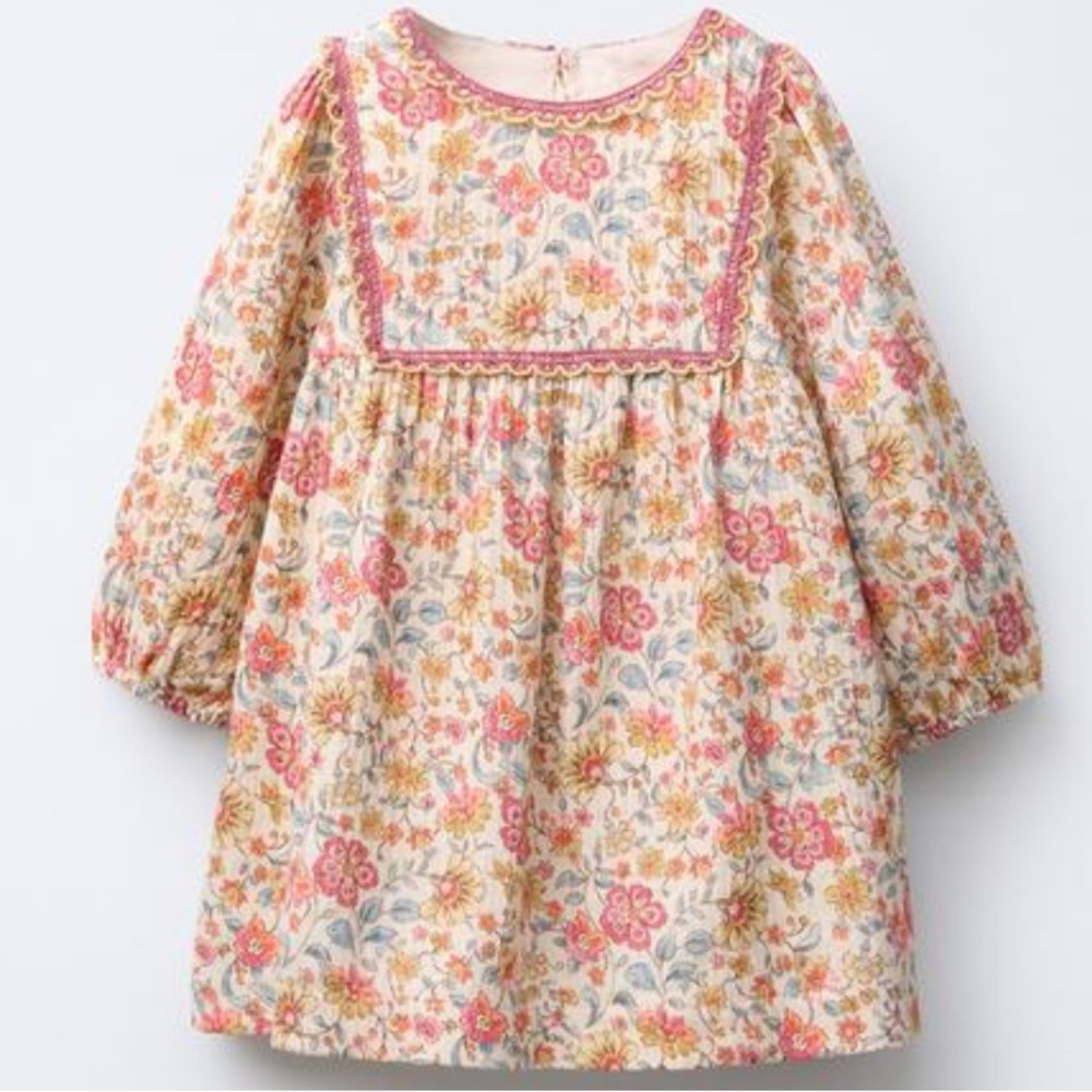 Zara Floral Dress, Size 5, NWT